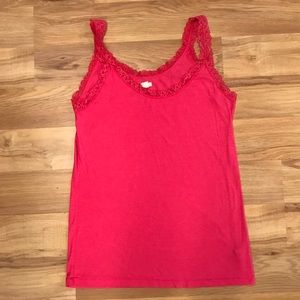 Aerie hot pink tank top